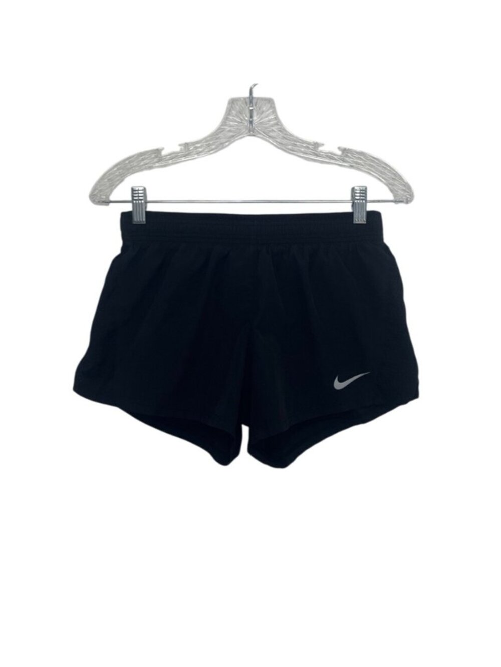 Nike Dri FIT Running Shorts Small Black‎ Elastic Waist Workout Activewear